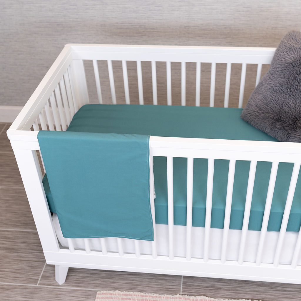 Floaties in the Deep - Classic Nursery Bedding Set - Dreamy Blue - Olli+Lime